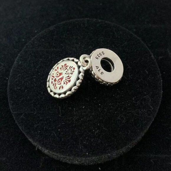 Pandora Jewelry Hungarian Folk Motif Silver Charm - Picture 3 of 3